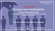 Increase your Employability during challenging times - Online Workshop at I Have Learned Academy Increase your Employability during challenging times - Online Workshop at I Have Learned Academy