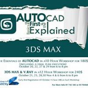 AutoCad 2D & 3DS MAX Workshops AutoCad 2D & 3DS MAX Workshops