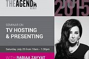 TV hosting and Presenting workshop with Rabiaa Zayyat with The Agenda TV hosting and Presenting workshop with Rabiaa Zayyat with The Agenda