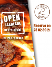 OPEN Barbecue at Lamedina Hotel OPEN Barbecue at Lamedina Hotel