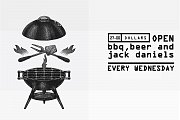 Open BBQ + Beer + Jack Daniels + Burgers + Sausages Open BBQ + Beer + Jack Daniels + Burgers + Sausages