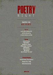 Poetry Night - Chapter Five: Beirut Poetry Night - Chapter Five: Beirut