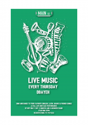 Main Street Dbayeh Goes Live Every Thursday Main Street Dbayeh Goes Live Every Thursday