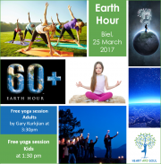 Heart and Soul at Earth Hour - Biel Heart and Soul at Earth Hour - Biel