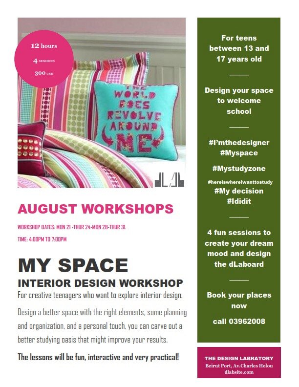 Interior design workshop « lebtivity Interior design workshops