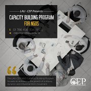 Capacity Building Program for Nonprofits at LAU Capacity Building Program for Nonprofits at LAU