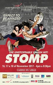 STOMP in Lebanon - The Unstoppable Smash Hit STOMP in Lebanon - The Unstoppable Smash Hit