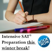 Intensive SAT® Preparation in the Winter Break Intensive SAT® Preparation in the Winter Break