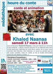 Heure du Conte avec Khaled el Naanaa Heure du Conte avec Khaled el Naanaa