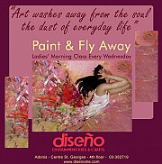Paint and Fly Away at Diseño Workshop Paint and Fly Away at Diseño Workshop