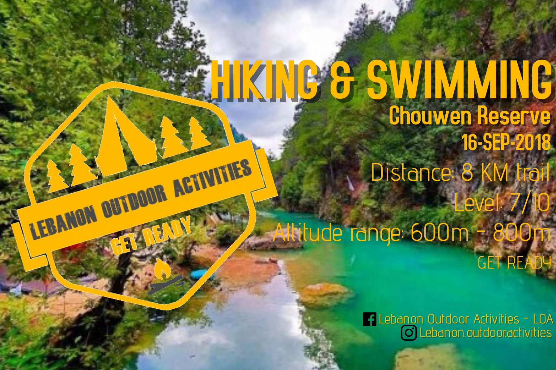 Hiking & Swimming in Chouwen with Lebanon Outdoor Activities « Lebtivity