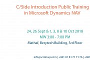 C/Side Introduction in Microsoft Dynamics NAV Public Training C/Side Introduction in Microsoft Dynamics NAV Public Training