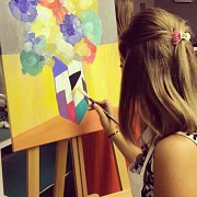 Colour Fusion Painting at Alwan Salma Colour Fusion Painting at Alwan Salma