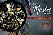 Fridays' Moules et Frites @ Le Gastronome Fridays' Moules et Frites @ Le Gastronome