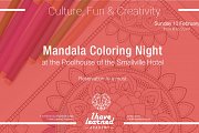 Mandala Coloring Night by the pool - I Have Learned Academy Mandala Coloring Night by the pool - I Have Learned Academy