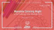 Mandala Coloring Night by the pool - I Have Learned Academy Mandala Coloring Night by the pool - I Have Learned Academy