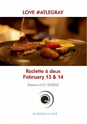 Raclette a Deux at Gordon's Café Raclette a Deux at Gordon's Café