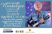 Didier Barbelivien en Concert au Casino du Liban Didier Barbelivien en Concert au Casino du Liban