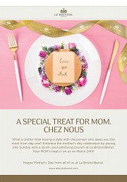 A Special Treat for Mom, Chez Nous! A Special Treat for Mom, Chez Nous!