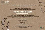 Installation Voices from the Past Installation Voices from the Past