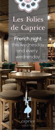 Les Folies de Caprice - French Night every Wednesday Les Folies de Caprice - French Night every Wednesday