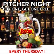 Pitcher Night at The Redstreet Boom Pitcher Night at The Redstreet Boom