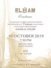 Elham Al Yousif Fashion Show Elham Al Yousif Fashion Show